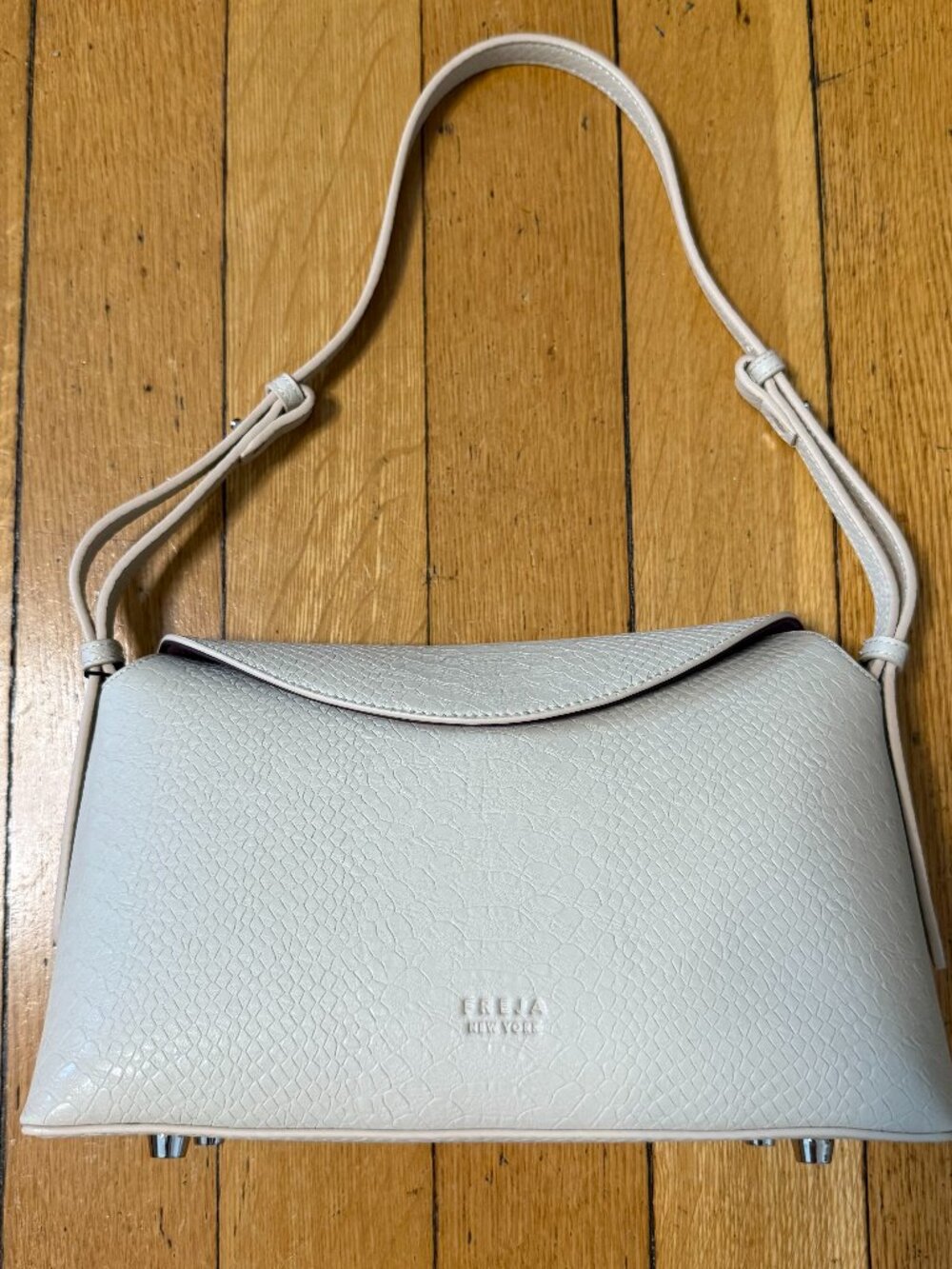 Freja Hudson Bag - Oat Croc